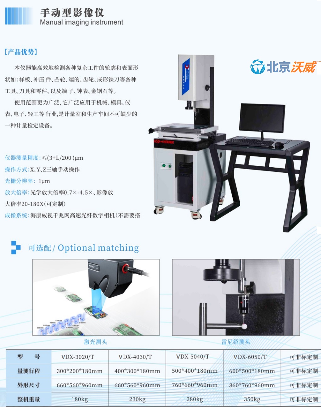 手動(dòng)影像測(cè)量儀